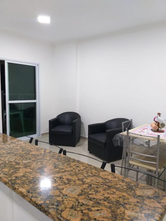 Apartamento Temporada pé na areia Mongaguá Esterno foto