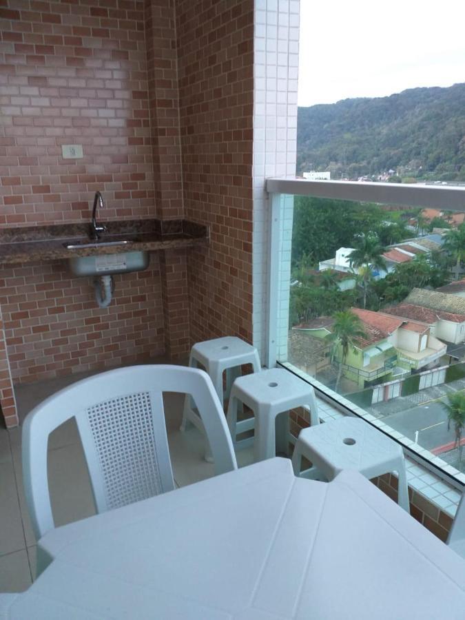 Apartamento Temporada pé na areia Mongaguá Esterno foto