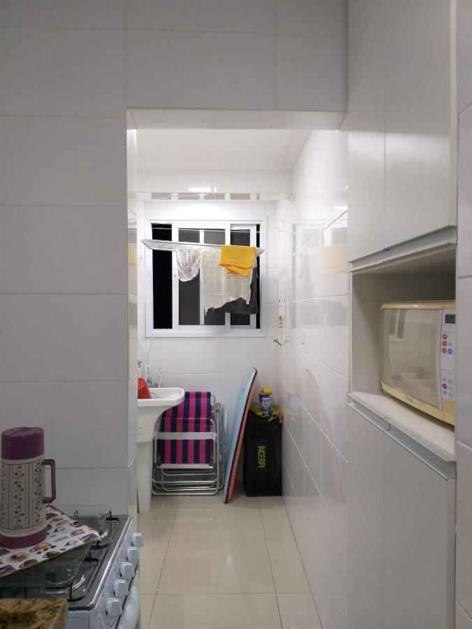 Apartamento Temporada pé na areia Mongaguá Esterno foto