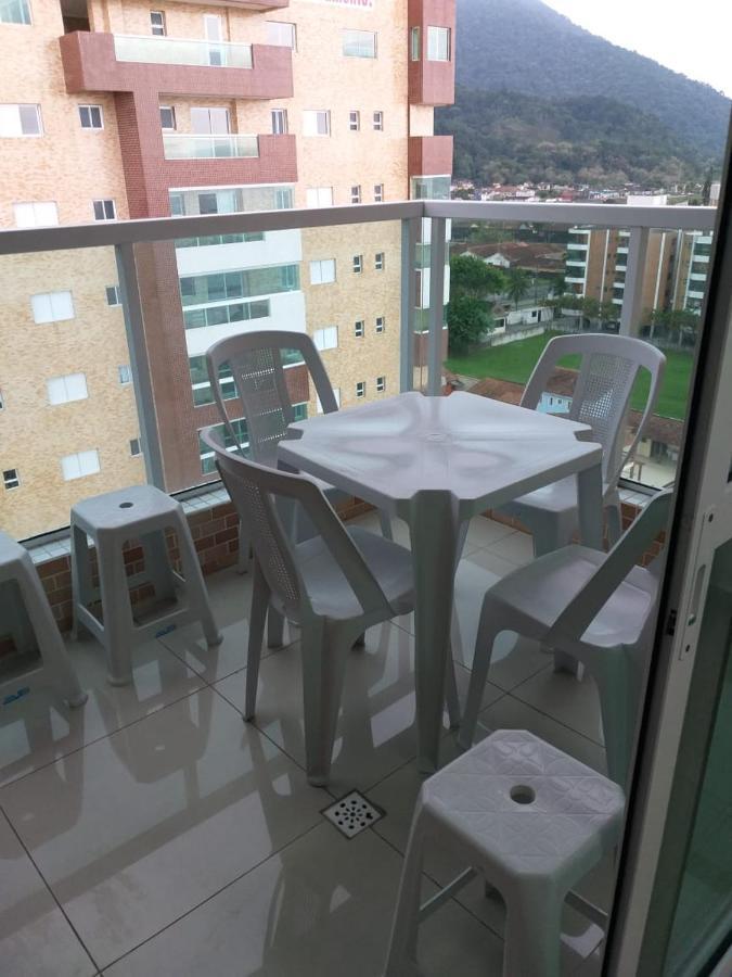 Apartamento Temporada pé na areia Mongaguá Esterno foto
