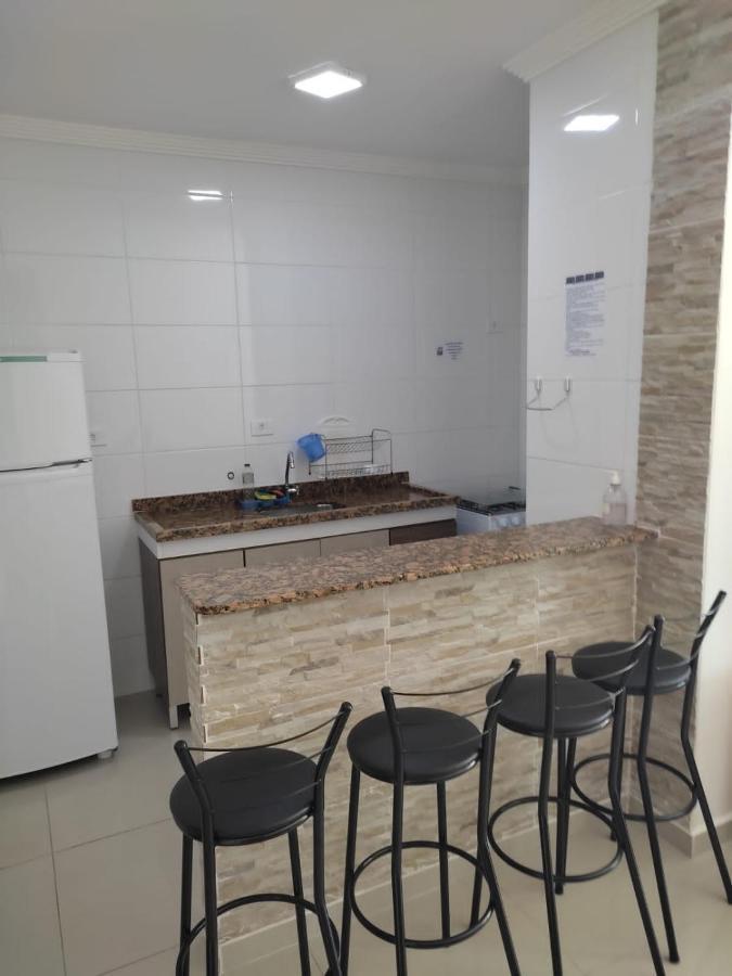 Apartamento Temporada pé na areia Mongaguá Esterno foto